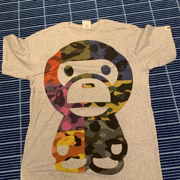 Bape Shirts Bape Baby Milo Camo Tee Poshmark